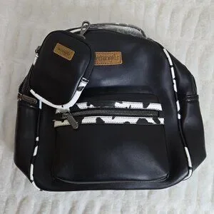 Wrangler | Bags | New Montana West Wrangler Cow Print Black  display picture 3